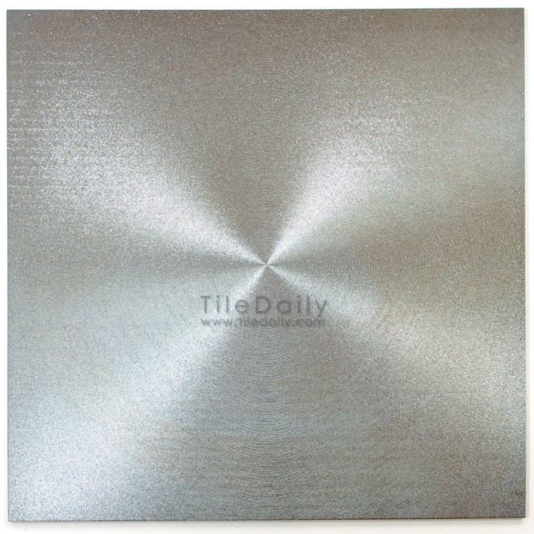 MP0017SR Metallic Porcelain Tile, Silver
