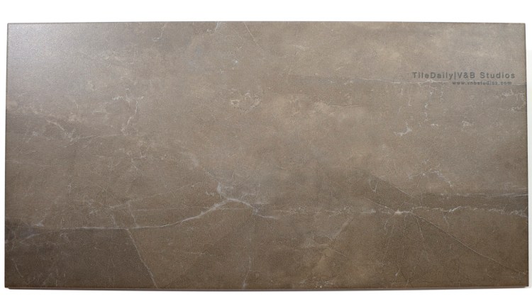 P0023BN Quartz Vein Porcelain wall floor tile, Taupe Brown, 12x24, Matte Surface Finish