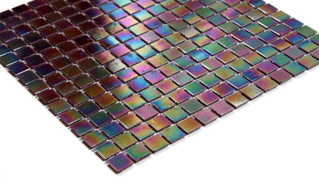 Purple Iridescent Glass Mosaic&nbsp;(Sale)