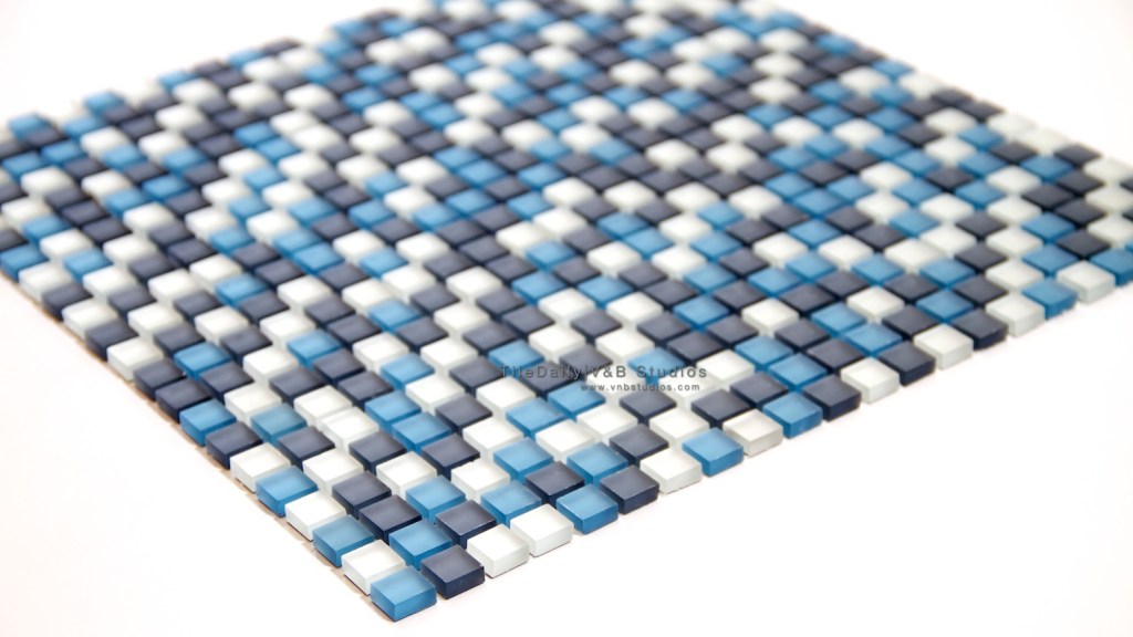 Small Squares Frosted Glass&nbsp;Mosaic