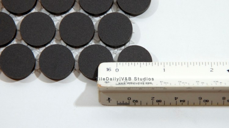 3/4" Matte Penny Round Mosaic Tile at TileDaily