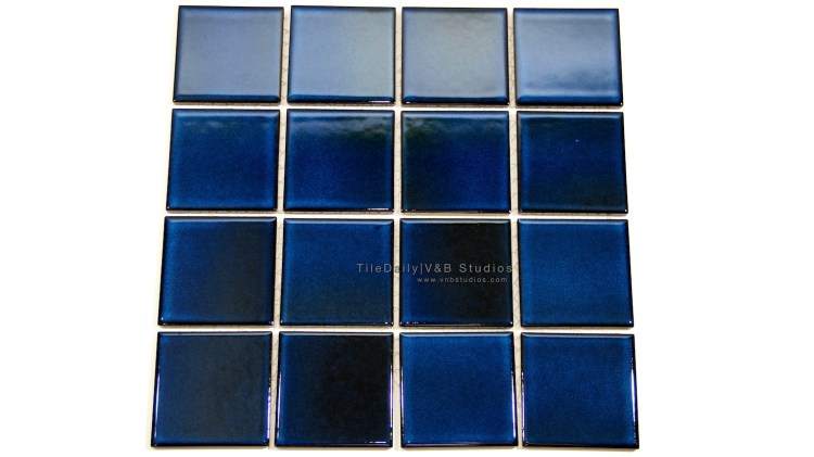 Midnight Blue Glaze Porcelain Mosaic