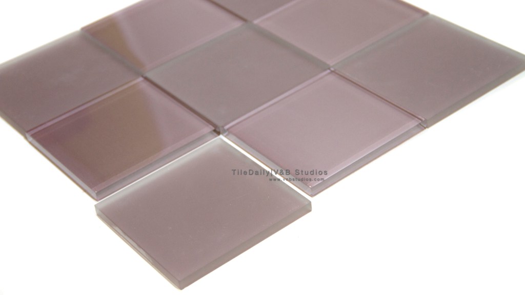 Lilac Glass Square&nbsp;Tiles