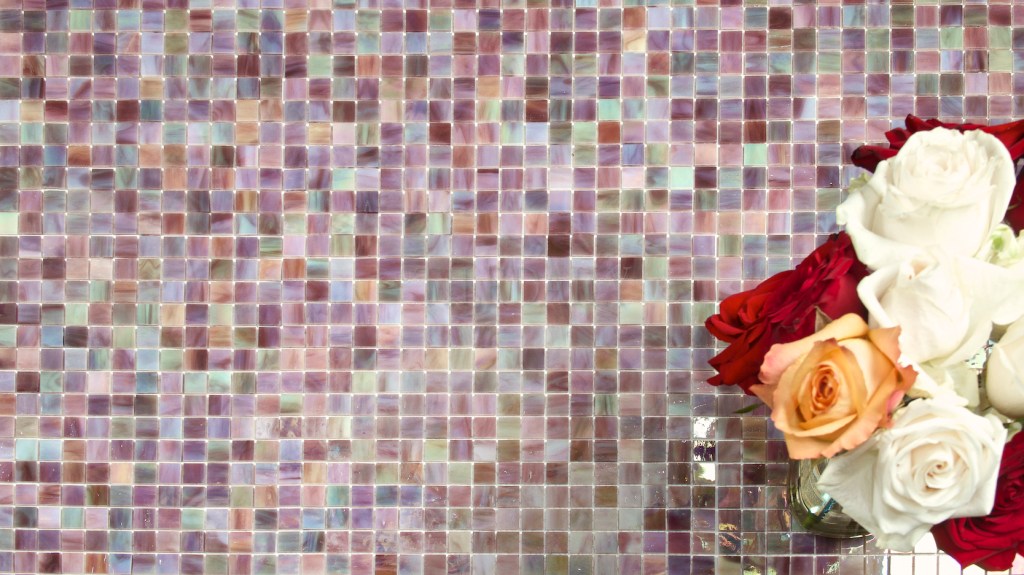 Iridescent Purple Opaque Glass Mosaic –&nbsp;SALE