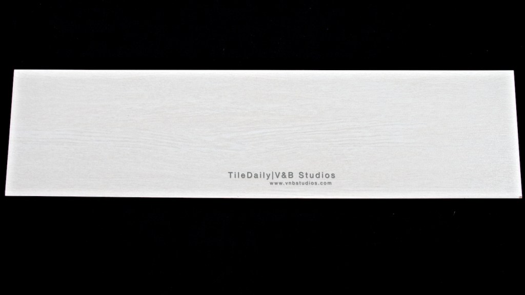 Series III Wood Porcelain Tile, White