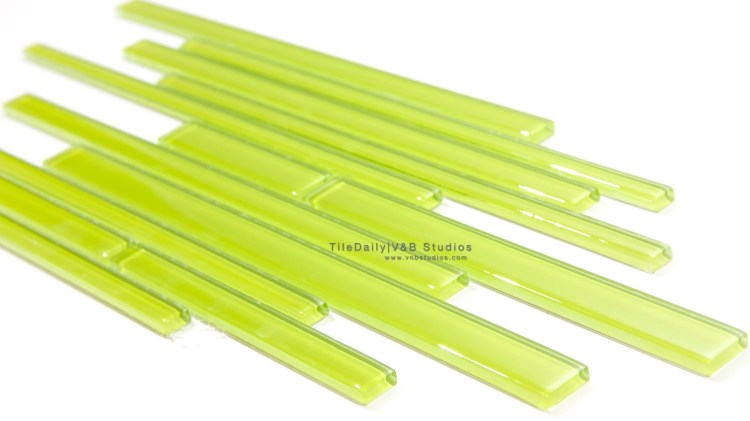 Linear Random Brick Glass Mosaic Series, 4 colors