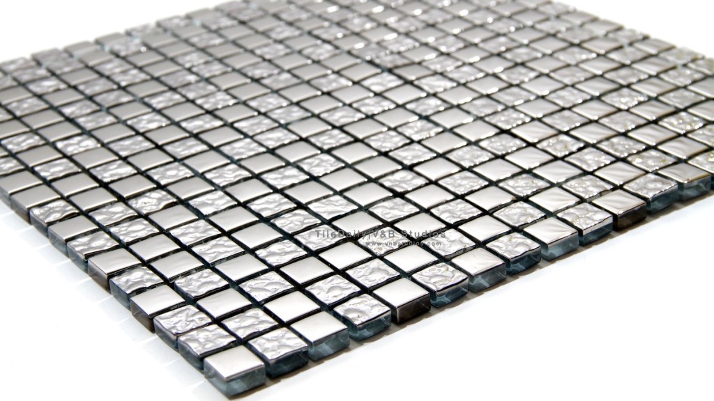 Small Square Silver Glass&nbsp;Mosaic