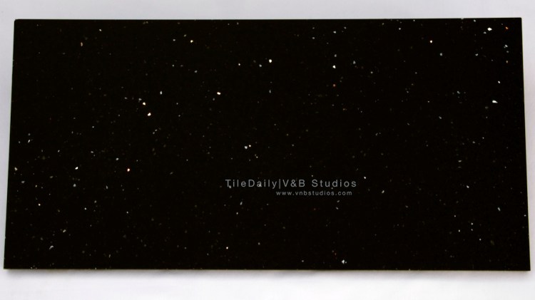 NS0041BK - Galaxy Quartz Tile, Black