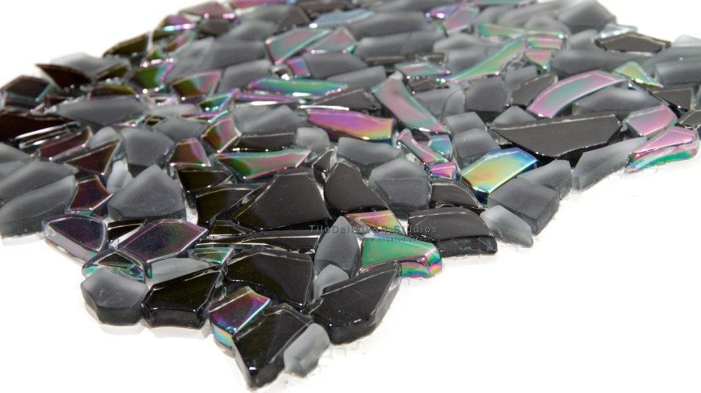 Iridescent Jagged Crystal Mosaic, 2&nbsp;Colors