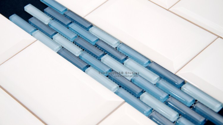 White Ceramic Subway Mosaic