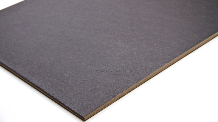 P0058BK - Brushed Matte Porcelain Tile, Black