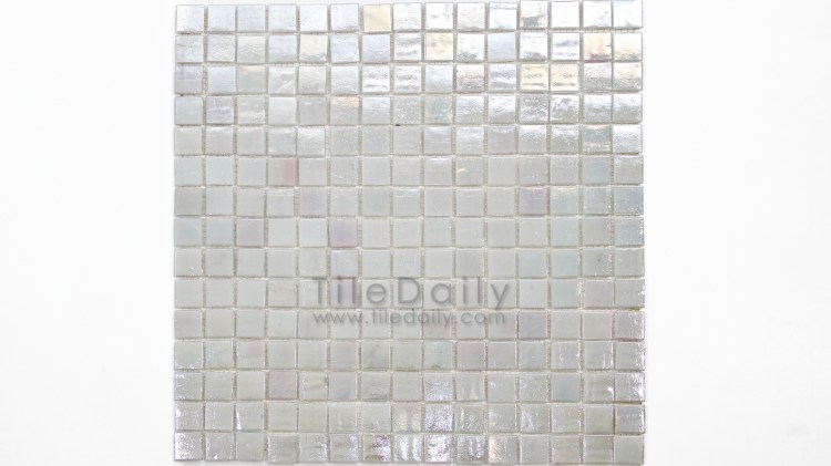 GM0040TM - Iridescent Opaque Glass Mosaic, Titanium