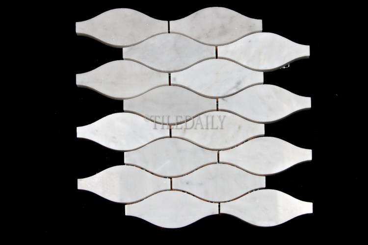 Vase Carrara Marble Mosaic