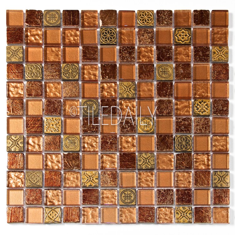 GM0130BZ - Century Glass Mosaic, Bronze