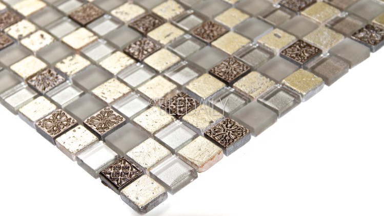 GM0130CE - Century Glass Mosaic, Champagne