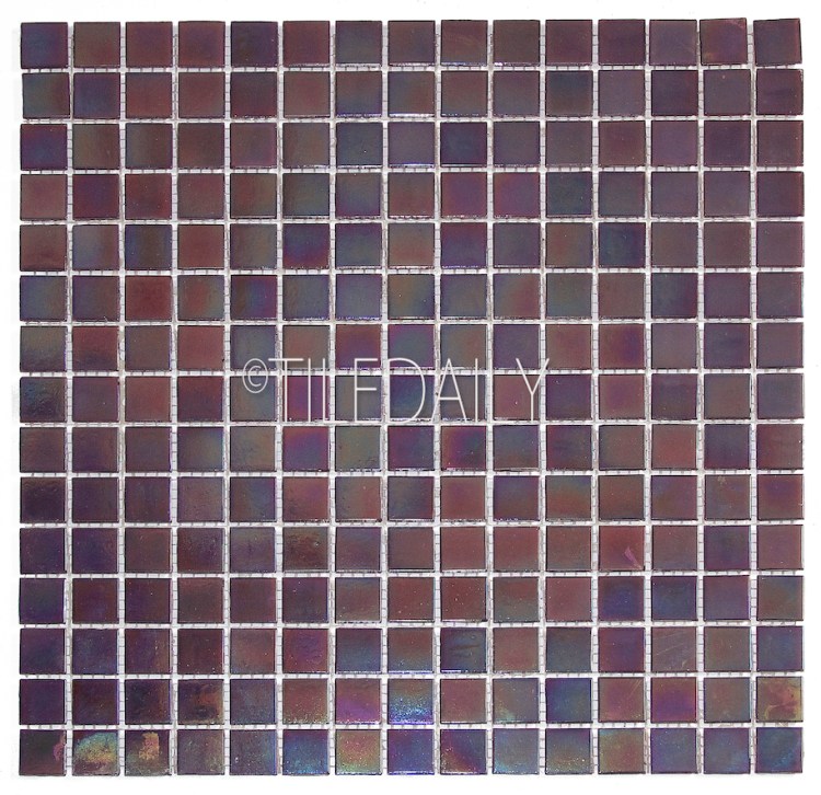 GM0040PE - Iridescent Opaque Glass Mosaic, Purple
