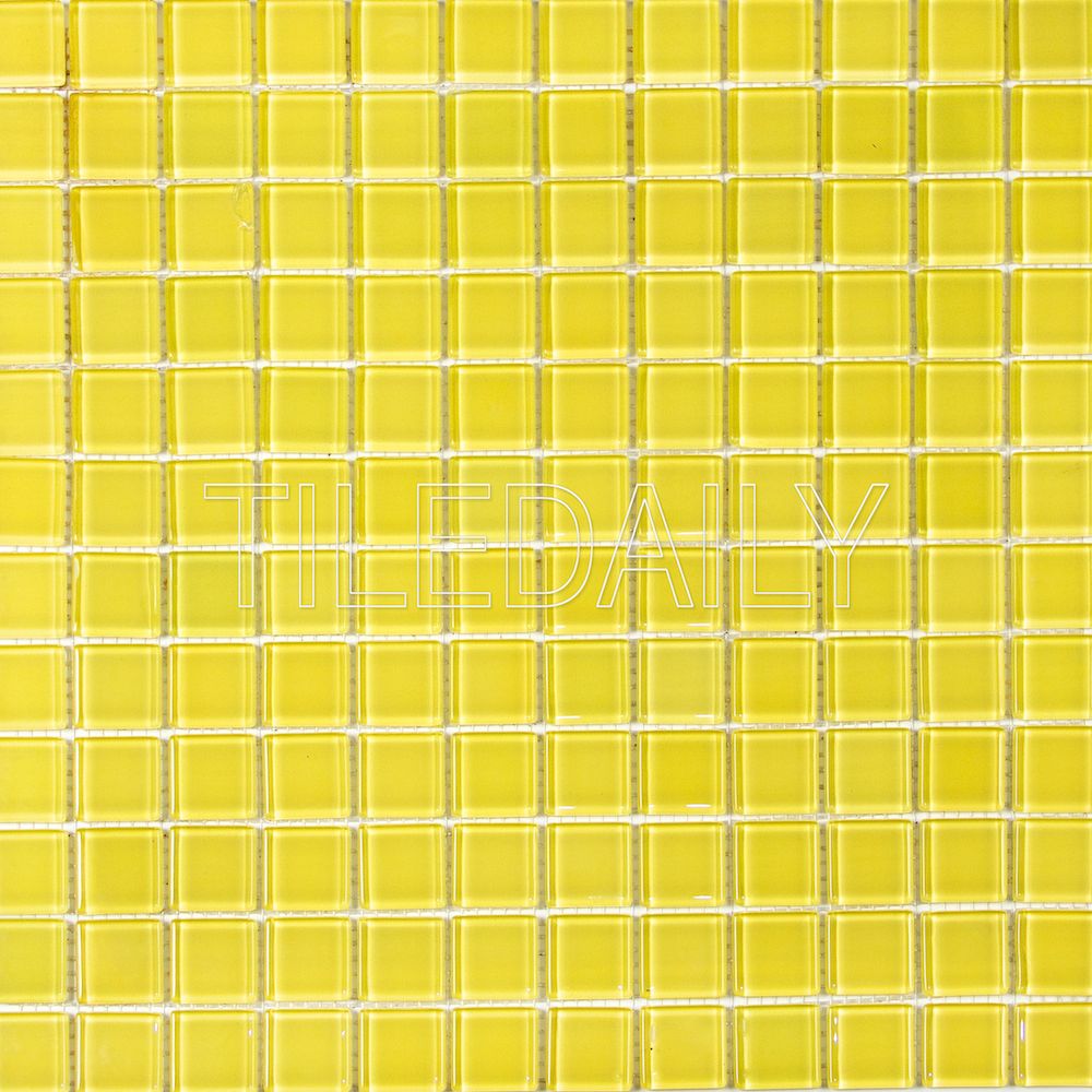 1×1 Yellow Glass Mosaic –&nbsp;SALE