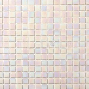 Iridescent Opaque Glass Mosaic Tile Wall Art and Water Pool Fountain