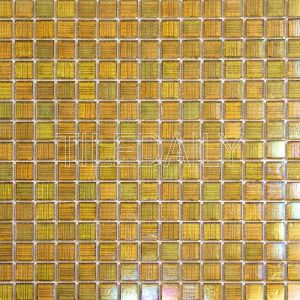 Iridescent Opaque Glass Mosaic Tile Wall Art and Water Pool Fountain