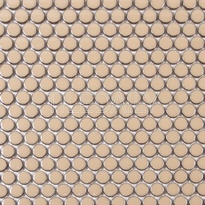 Penny Round Mosaic Tile CC Mosaic Hudson
