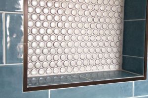 White Penny Round Porcelain Mosaic Tile