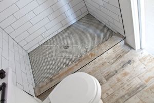 6x24 Rustic Wood Porcelain Tile, Light Beige