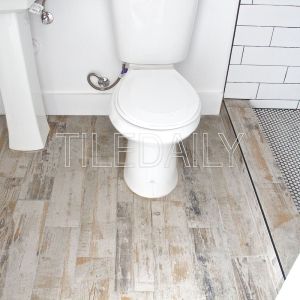 6x24 Rustic Wood Porcelain Tile, Light Beige
