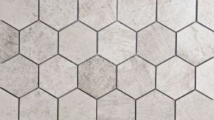 Cement Texture Hexagon Porcelain Mosaic Tile