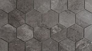 Cement Texture Hexagon Porcelain Mosaic Tile
