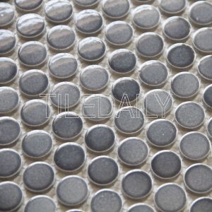 Gradient Mix Grey Porcelain Mosaic Tile