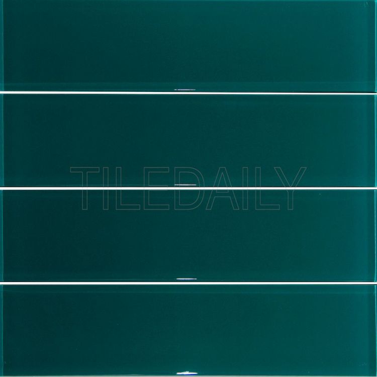 dark green subway glass subway wall glass brick tile 