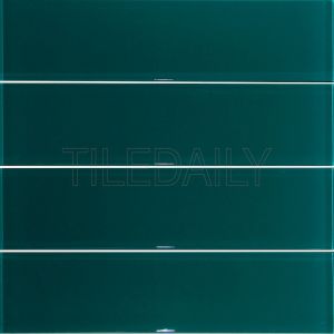 dark green subway glass subway wall glass brick tile