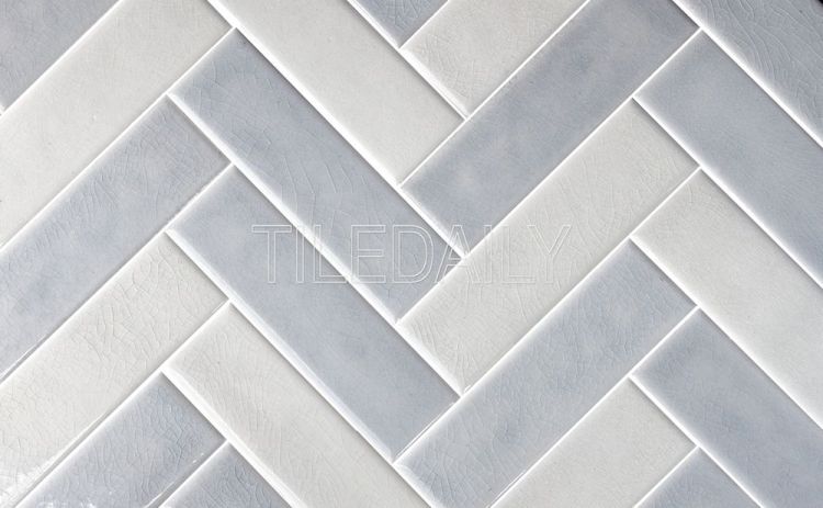 2x8 Oxford Crackle Subway Tile Off White Cottage Kitchen Style