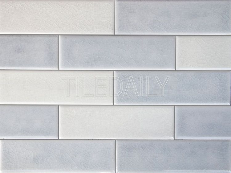 2x8 Oxford Crackle Subway Tile Off White Cottage Kitchen Style