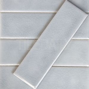 2x8 Oxford Crackle Subway Tile Off White Cottage Kitchen Style