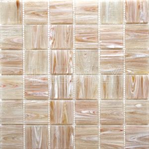 glacier square glass mosaic pool tile iridescent blue