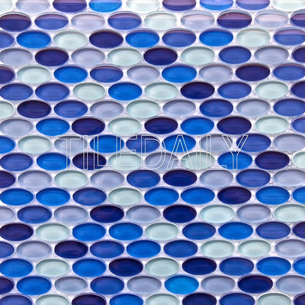 Oval Glass Mosaic