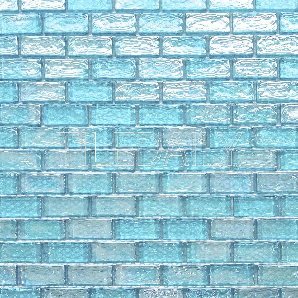 Turquoise Iridescent Glass