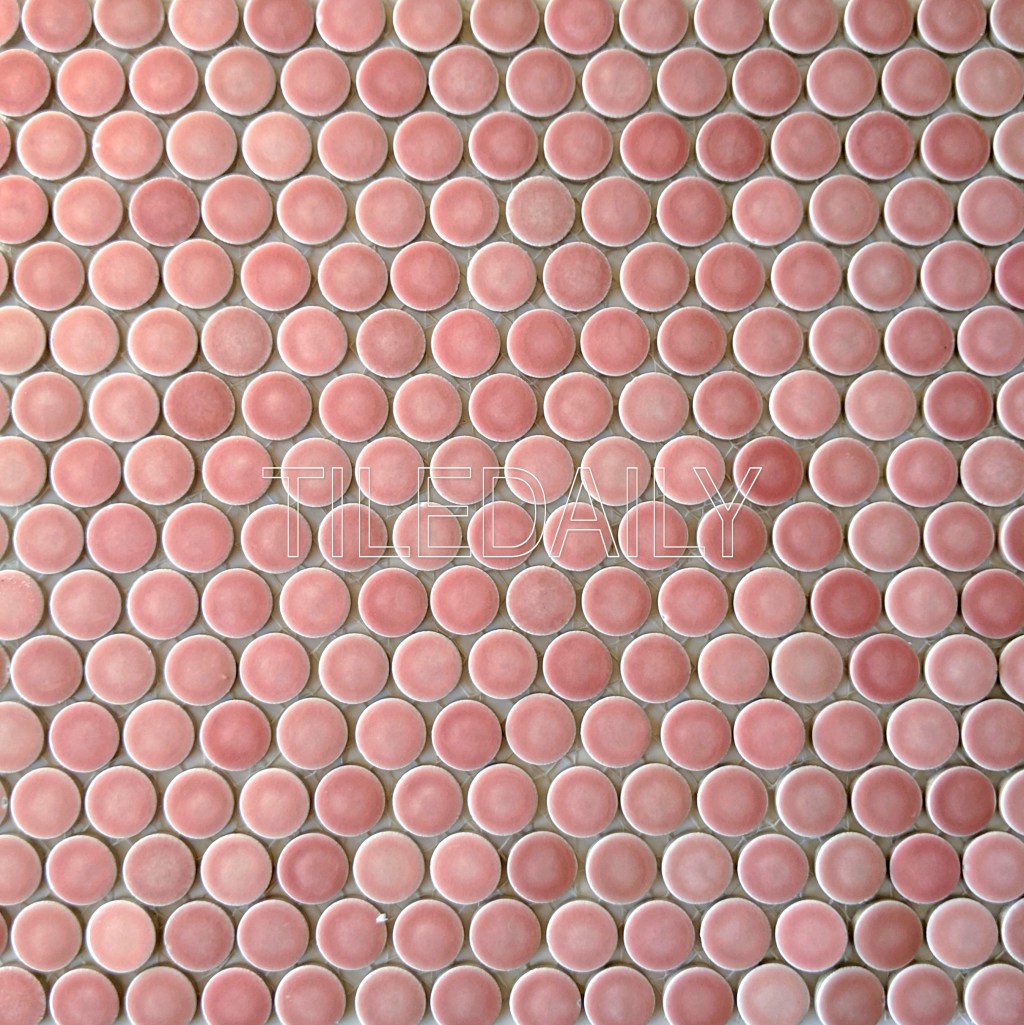 Pink Penny Round&nbsp;Mosaic